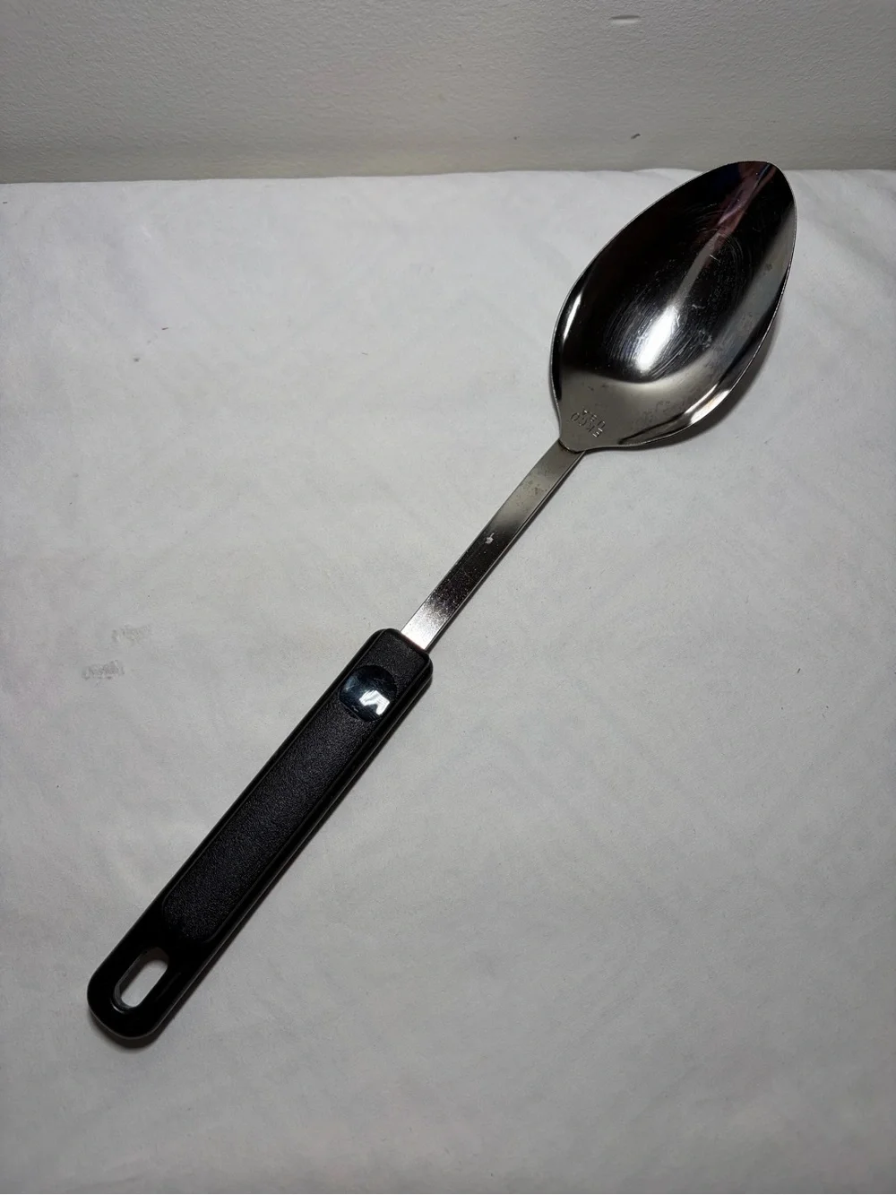 Black Handle Stainless Steel Serving Spoon by EKCO USA